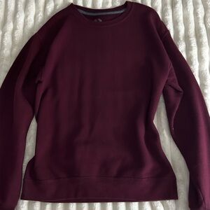 Fruit of the Loom Maroon Crewneck Sweatshirt